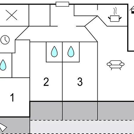 3 Bedroom Awesome In * Breuna